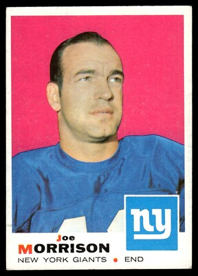 #ad 1969 Topps Joe Morrison New York Giants #175 $4.00