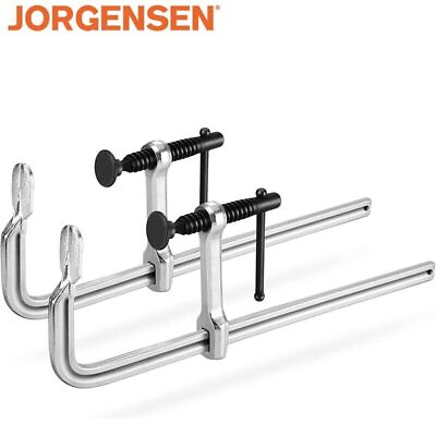 #ad Jorgensen 12quot; Bar Clamps 2 pack Set Drop Forged Steel Bar Clamps for Woodworking $25.99