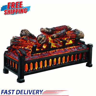 #ad Fireplace Electric Log Insert Unit Ember Bed Realistic Random Glowing Ember New $79.38