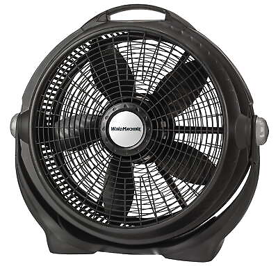 #ad Lasko 20quot; Wind Machine Air Circulator Floor Fan with 3 Speeds A20302 Black $38.80