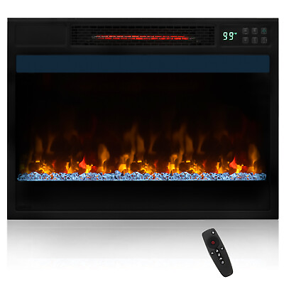 #ad 23 inch Infrared Quartz Electric Fireplace Insert w Remote Control $149.99