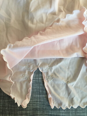 #ad Greenco Maid Vintage All Nylon Tricot Medium Short Half Slip Soft Pink Pastel $24.50