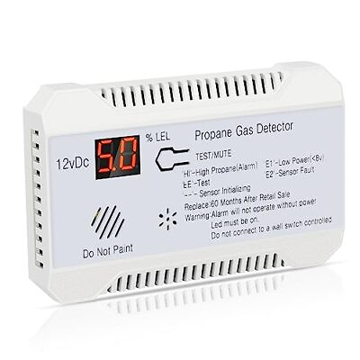 #ad RV Propane Gas Detector with Loud Alarm LP Propane Alarm Safe Replacement fo... $44.40
