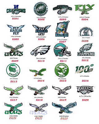 #ad Philadelphia Eagles Football Embroidered Patch Iron on Or Sewing on Decorate $3.15