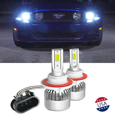 #ad Super Bright 6000K LED Headlight High Low Beam Bulbs For Ford Mustang 2005 2012 $12.74