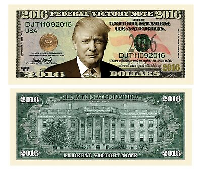 #ad Pack of 25 Donald Trump 2016 Federal Victory Limited Edition Presidential $12.95