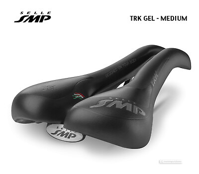 #ad NEW Selle SMP TRK MEDIUM GEL Bicycle Saddle : BLACK MADE IN iTALY $99.95