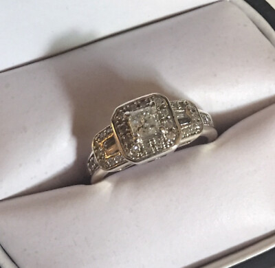 #ad princess cut diamond engagement ring $500.00
