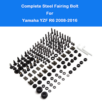 #ad Complete Fairing Bolts Kit Fastener Screws For Yamaha YZF R6 2008 2009 2010 2016 $21.43
