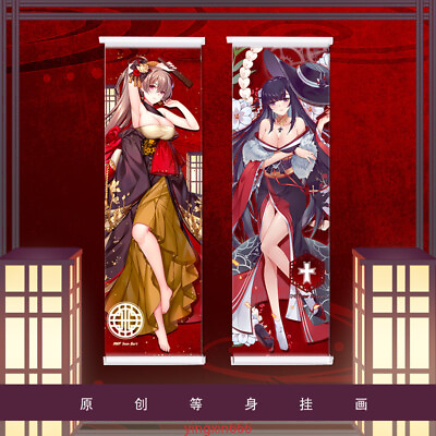 Azur Lane Anime Jean Bart Poster 150*50cm Wall Scroll Home Decor Gift $25.99