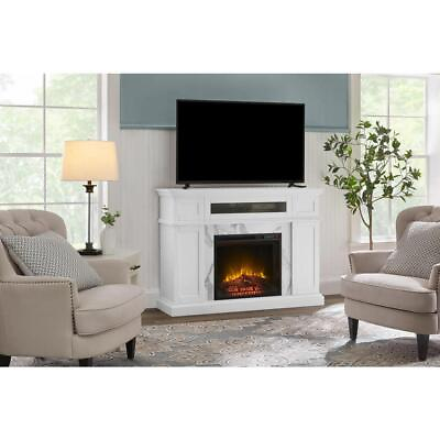 #ad StyleWell Freestanding Electric Fireplace Pinesbridge Decorative Storage Mantel $625.29