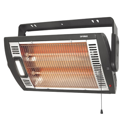 #ad Optimus Garage Shop Patio Ceiling or Wall Mount Instant Radiant Utility Heater $93.94