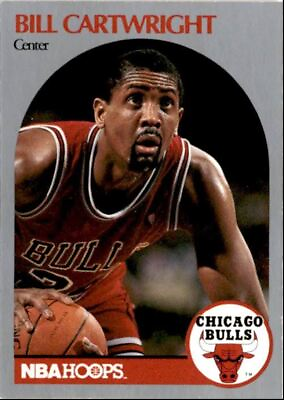 #ad 1990 91 Hoops Basketball Card Bill Cartwright Chicago Bulls #61 $2.75
