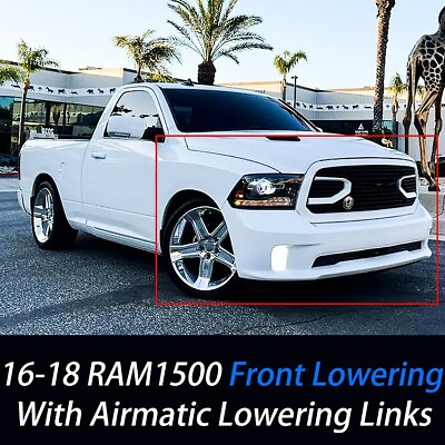 #ad For 16 18 Dodge RAM 1500 Adjustable Air Ride Suspension Front Lowering Kit Links $79.99
