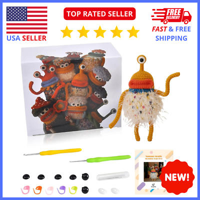 #ad Crochet Kits Crochet Monsters Kit for Experienced Adults amp; Kids Instructions $28.91
