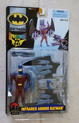 #ad NEW INFRARED ARMOR BATMAN FIGURE SPECTRUM OF THE BAT DC COMICS HASBRO 2000 R75 $19.99