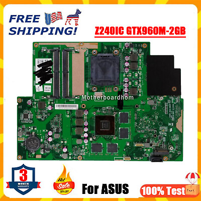 #ad FOR ASUS ZEN AIO PRO Z240IC Z240ICGK MAINBOARD Z240IC MOTHERBOARD GTX960M 2GB $220.46
