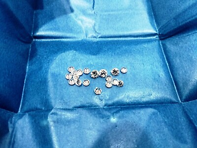 #ad Awesome 15 Pc#x27;s Lot of G H Color SI Round Brilliant 0.08 CT Loose White Diamond $756.00