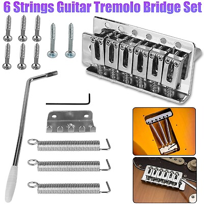 #ad Electric Guitar Tremolo Bridge Set for Fender Stratocaster Squier Strat Style $13.98