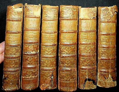 #ad 1750 Cervantes Histoire de l#x27;Admirable Don Quichotte Don Quixote 6 volumes $650.00