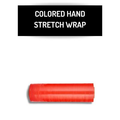 #ad 1 Roll 18quot;x1500#x27; 80 Gauge Plastic Stretch Film Cast Hand Shrink Wrap Dark Orange $30.73