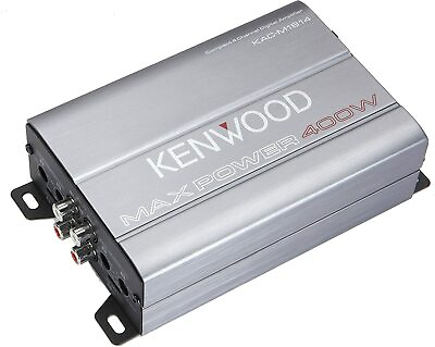 #ad Kenwood KAC M1814 4 Channel 400W Class D Compact Amplifier Marine Car Boat Amp $98.95