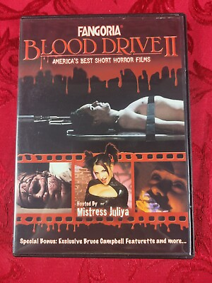 #ad FANGORIA: Blood Drive II 2005 Howard Berger Bruce Campbell Juliya Chernetsky $11.99