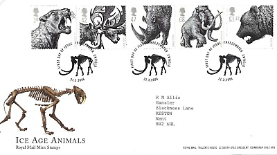 #ad 2006 Ice Age Animals Freezywater Enfield Cancellation First Day Cover GBP 2.17