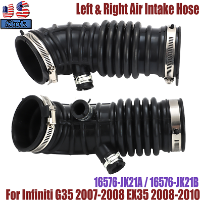 #ad For INFINITI 2007 2008 G35 2008 10 EX35 Air Intake Duct Hose Left amp; Right Rear $59.66
