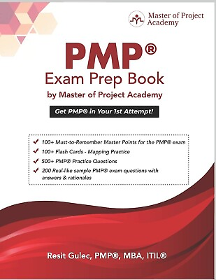 #ad PMP Exam Prep Book by Master of Project Academy: Get PMP in Your 1st Attempt $56.66