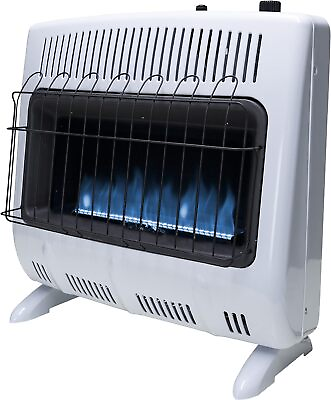 #ad Mr. Heater 30000 BTU Vent Free Blue Flame Natural Gas MHVFB30NGT White $155.99