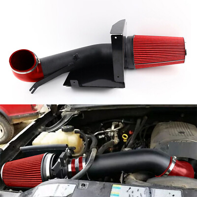 #ad 4quot; Cold Air Intake Kit With Filter For GMC Chevy Chevrolet 1500 2500 5.3L 6.0L $49.22