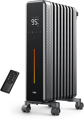 #ad Radiator Heater 1500W Portable Space Oil Filled with Remote Control 4 Modes O $165.99