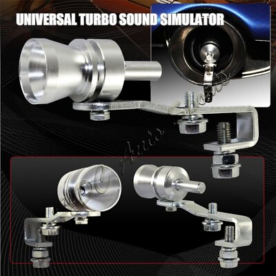 #ad Universal Fake Turbo Sound Exhaust Whistle Blow off Valve Simulator Whistler M $6.50