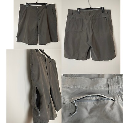 #ad Columbia Mens Shorts Sheen Radiant Dark Grey Size $22.00