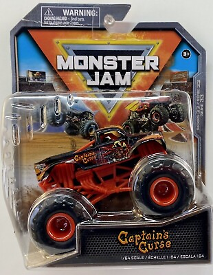 #ad SPIN MASTER MONSTER JAM SERIES 33 CAPTAINS CURSE NEW FREE SHIPPING $10.50