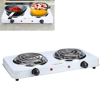 #ad 2000W Portable Kitchen Electric Double Burner Hot Plate Cooktop Cooking Stove $23.98
