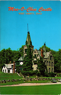 #ad Mac O Chee Castle Piatt Castles West Liberty Ohio OH Postcard L61 $7.64