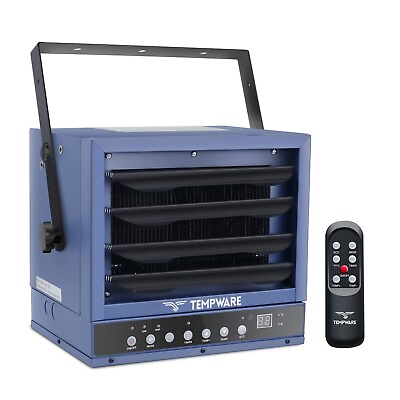 #ad TEMPWARE Electric Garage Heater 7500 Watt Digital Fan Forced Ceiling Mount S... $212.70