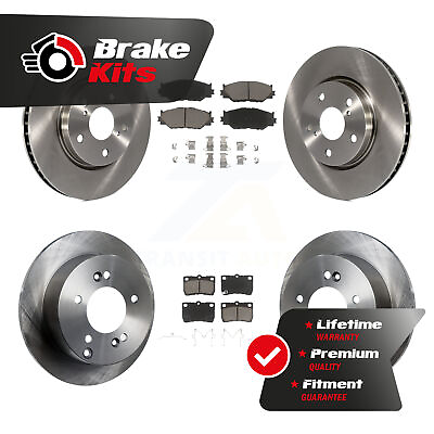 #ad Front Rear Disc Brake Rotors And Ceramic Pads Kit For 2006 2011 Lexus IS250 Base $165.56