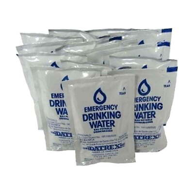 #ad 125 ml Emergency Disaster or Survival Water Pouch Pack of 64 $37.67