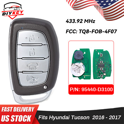 #ad Smart Key for Hyundai Tucson 2016 17 Keyless Remote Fob 95440 D3100 TQ8 FOB 4F07 $21.15
