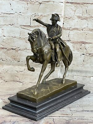 #ad Signed Original Aldo Vitaleh Napoleon French Emperor Bronze Sculpture Figurine $349.00