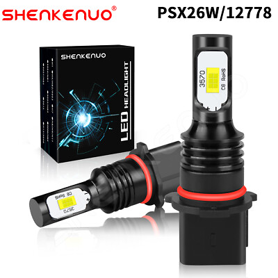 #ad Xenon White 21 SMD P13W LED Bulbs For Driving DRL Lamps or Fog Light Replacement $22.61