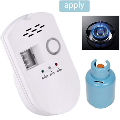 #ad Plug Digital Natural Gas Detector Home Propane Combustible Gas Leak Alarm N4Q0 $17.99