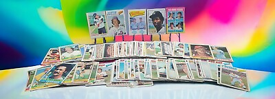 #ad Lot Of 100 Vintage 1975 1978 Baseball Cards Almost 50 Years Old. $14.41