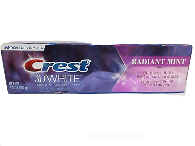 #ad Crest Toothpaste 3D White Radiant Mint 3.8 Ounce NEW amp; FREE SHIPPING $8.29