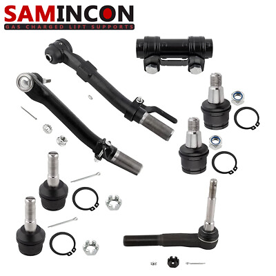 #ad 8X Upper Lower Ball Joint Outer Tie Rod Ends Suspension Kit For Ford F 250 F 350 $105.31