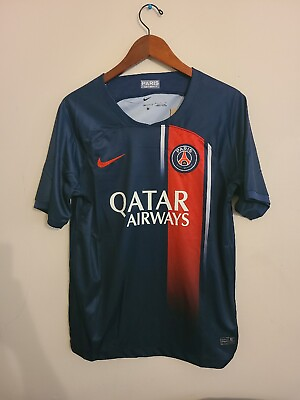 #ad PSG 2023 24 Home Kit Jersey Size: Large $35.00