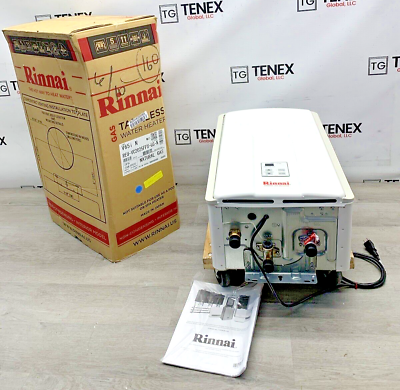 #ad Rinnai V65iN Indoor Tankless Water Heater Natural Gas 150K BTU Q 2 #4614 $250.00